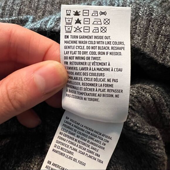 NWT! American eagle outfitters grey knitted tank. Size XL - Picture 6 of 12